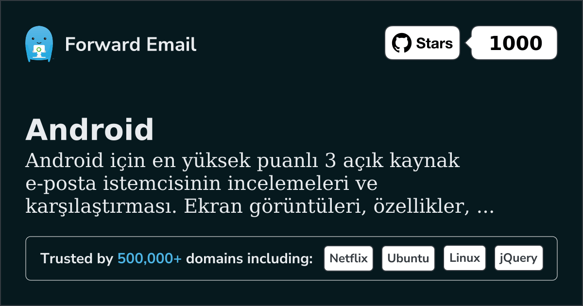3 En Çok Oy Alan Açık Kaynak E-posta İstemcisi Android için 2026