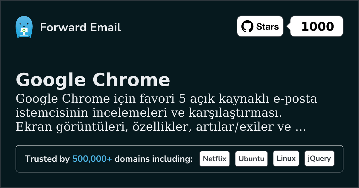 2026 için Google Chrome 5 Favori Açık Kaynak E-posta İstemcisi