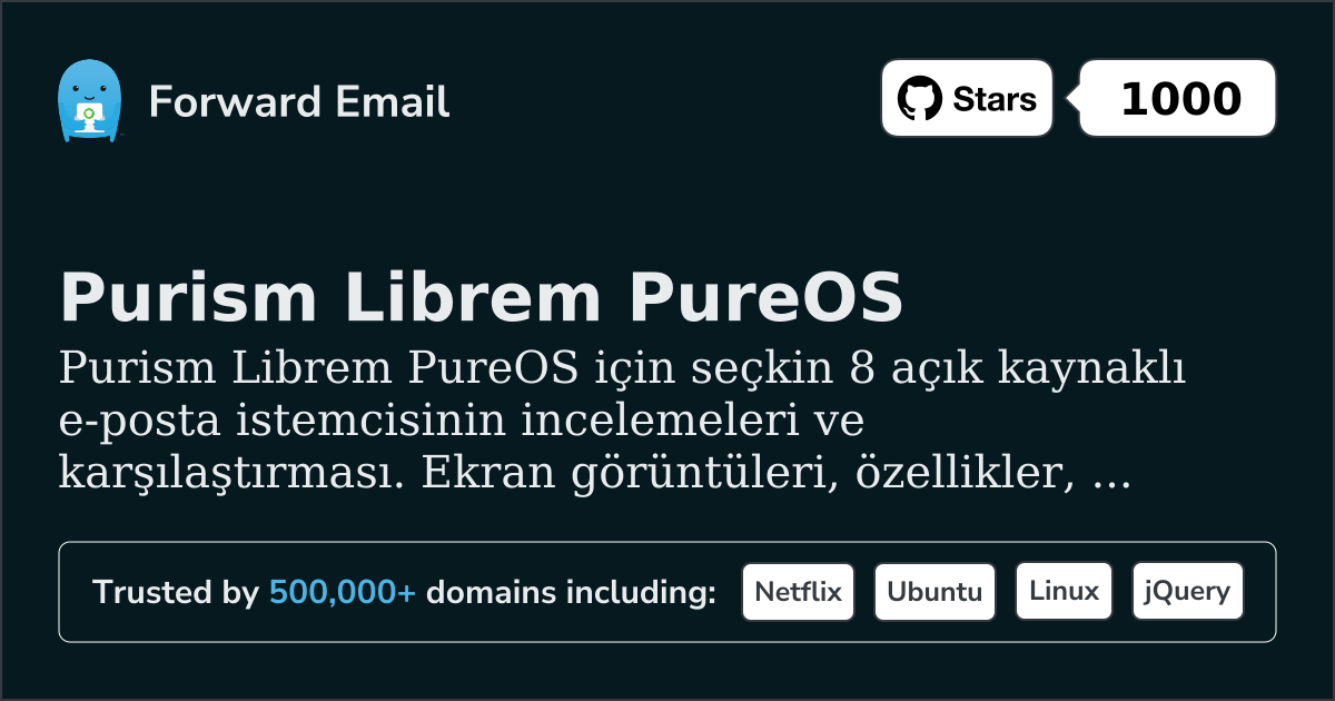2026 için Purism Librem PureOS 8 Olağanüstü Açık Kaynak E-posta İstemcisi