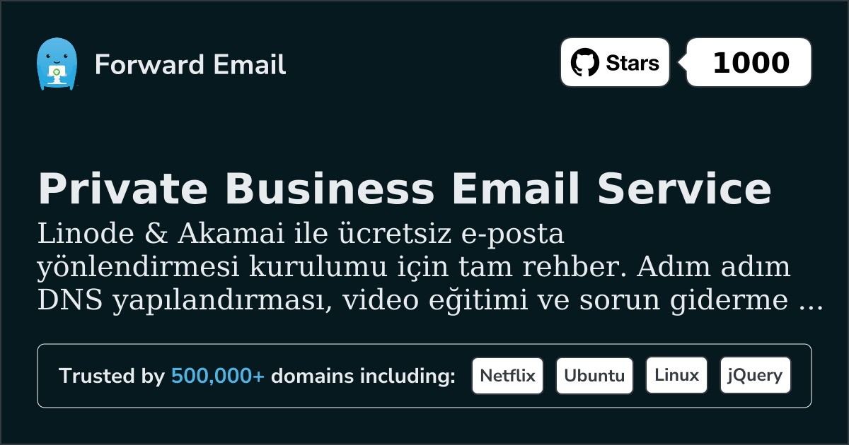 Linode & Akamai ile E-posta Kurulumu