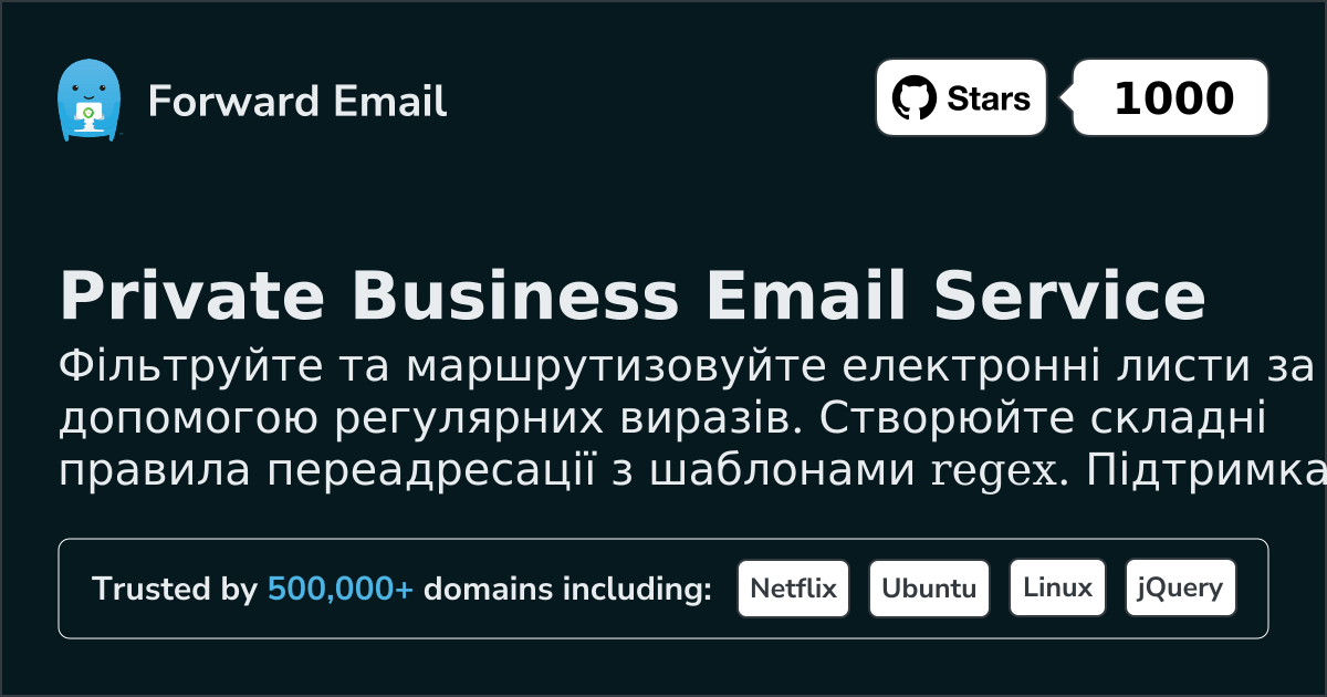 Фільтрація Email за допомогою Regex - Розширене співпадіння шаблонів для користувацьких доменів