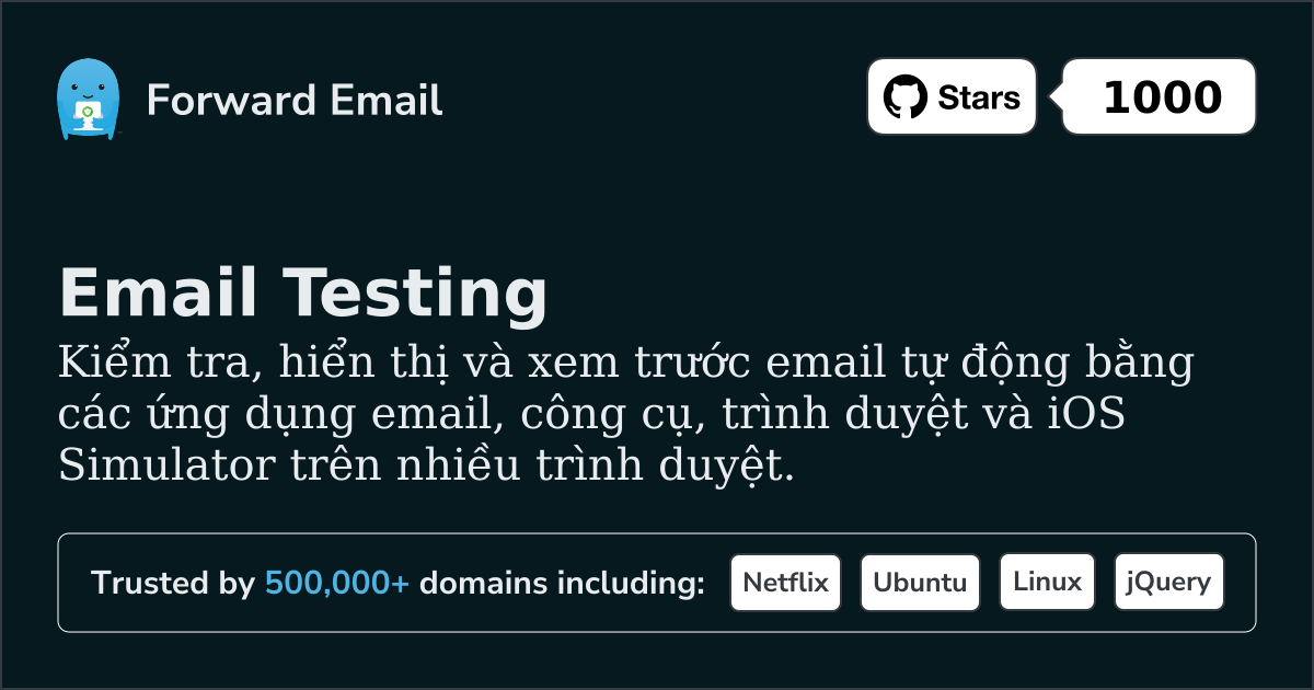 Kiểm tra Email cho Trình duyệt và Trình mô phỏng iOS