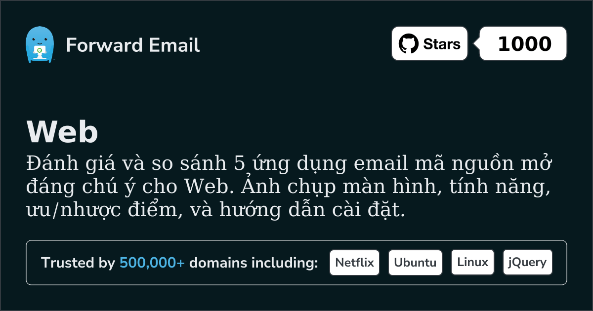 5 Ứng dụng Email Mã Nguồn Mở Đáng Chú Ý cho Web 2026
