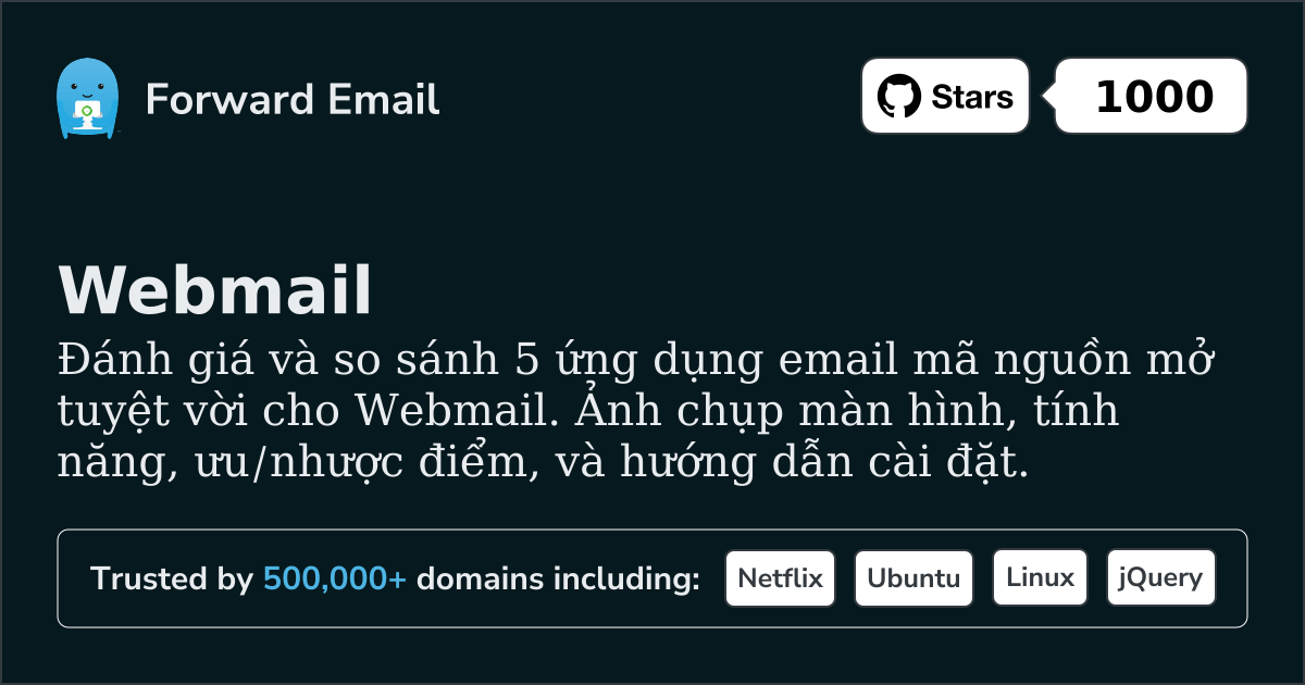 5 Ứng dụng Email Mã Nguồn Mở Tuyệt Vời cho Webmail 2026
