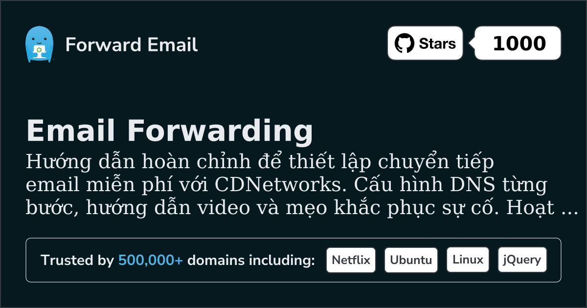 Cách thiết lập Email với CDNetworks