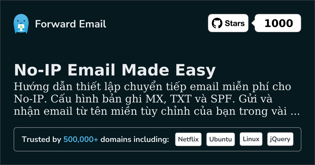 Cách thiết lập Email với No-IP